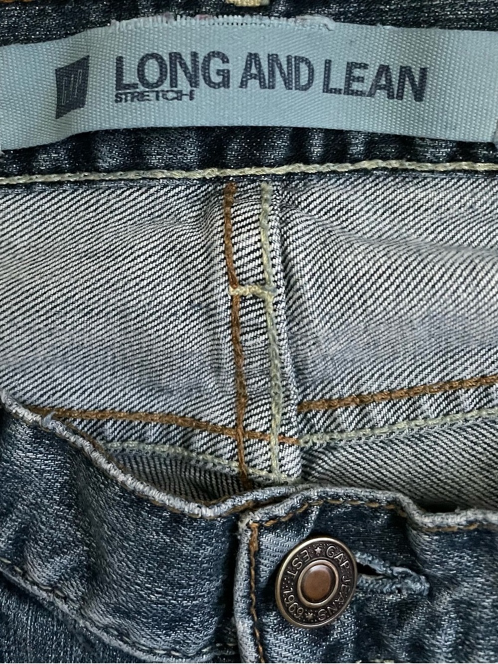 Vintage GAP Long and Lean Stretch Dark Wash, Boot Cut Women's Jeans - Picture 4 of 11